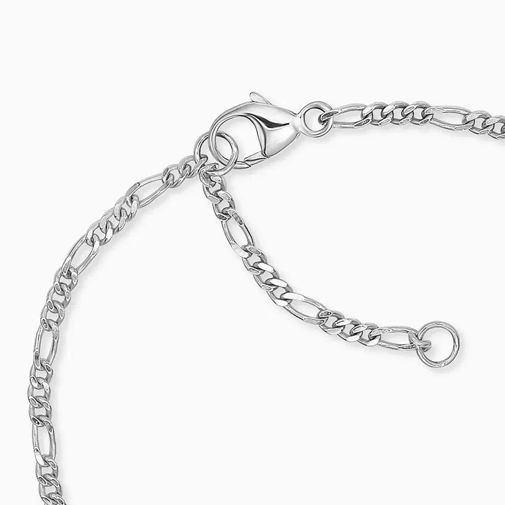 Engelsrufer Children's Bracelet - Silver with Cross, Hearts, and Anchor Pendants