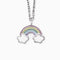 Engelsrufer Children's Necklace - Silver with Multicolour Rainbow