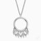 Engelsrufer Flying Wings Necklace - Silver with Zirconia Stones