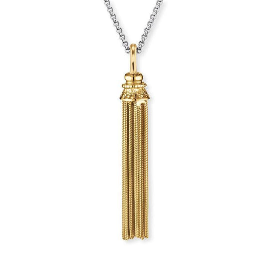 Engelsrufer Yellow Gold Tassle Necklace